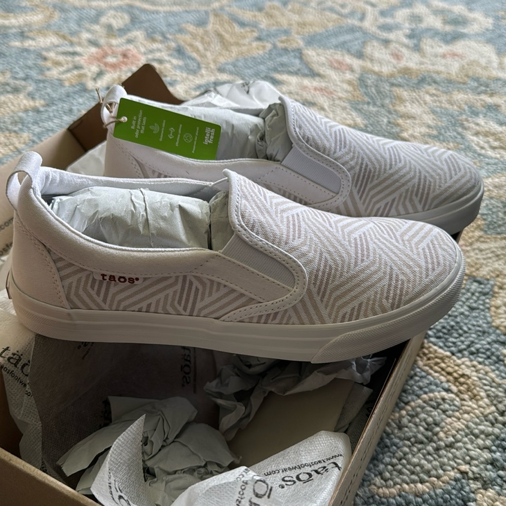 Taos rubber sole slip on sneakers